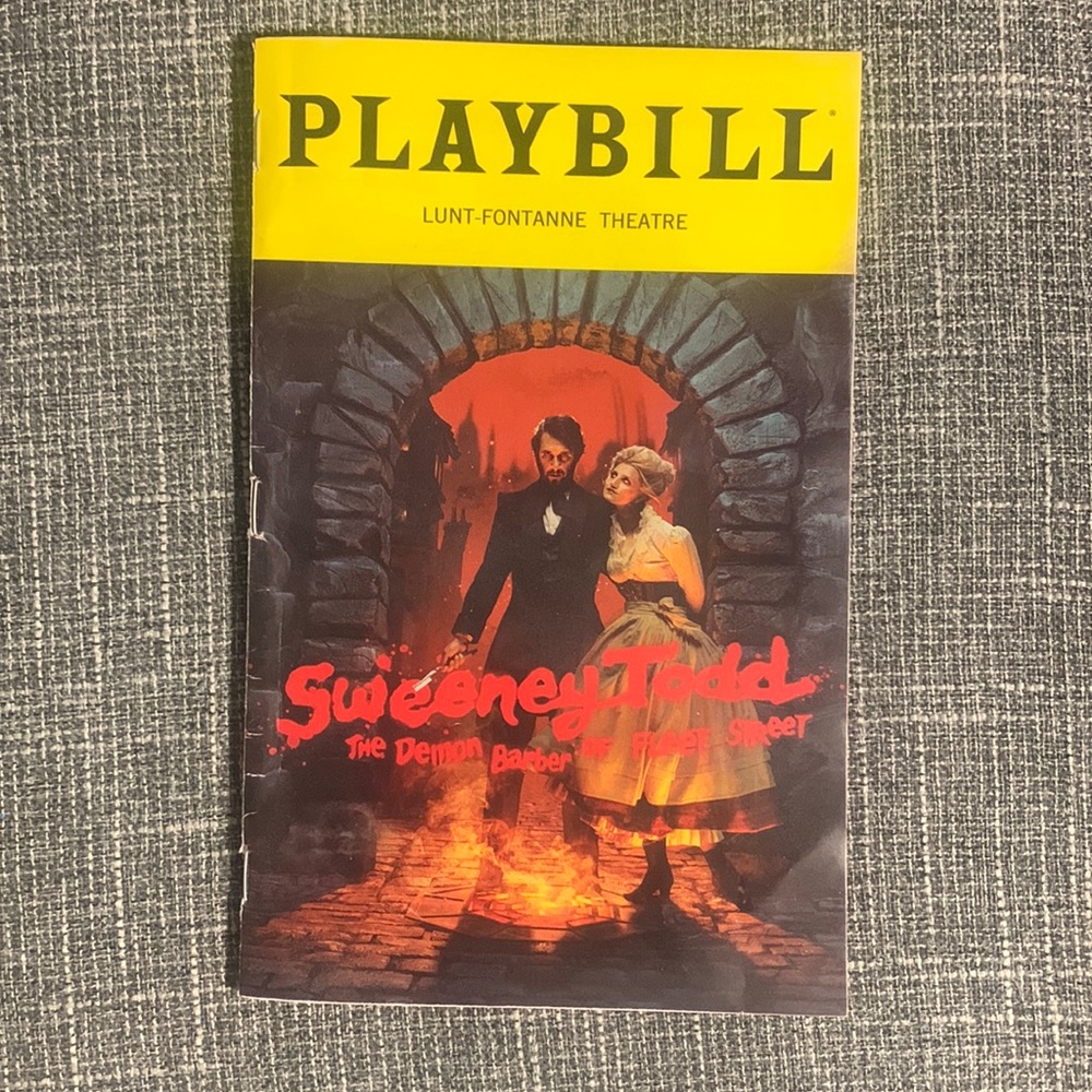 Sweeney Todd Broadway Playbill – Josh Groban & Annaleigh Ashford